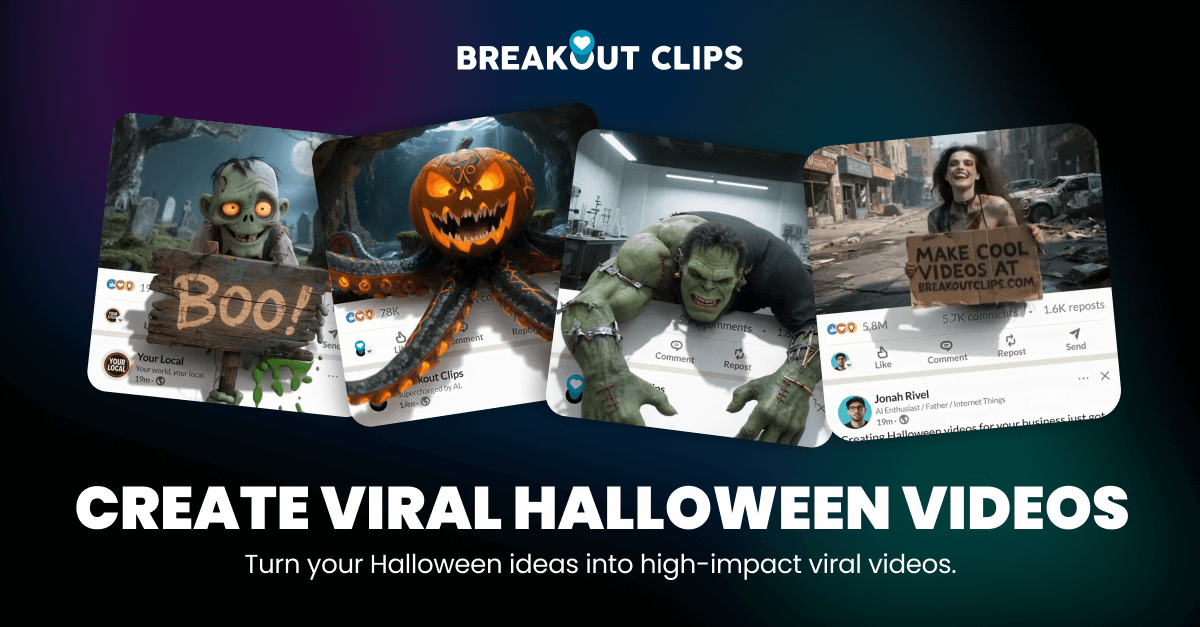 Create viral Halloween videos in seconds with AI | Breakout Clips