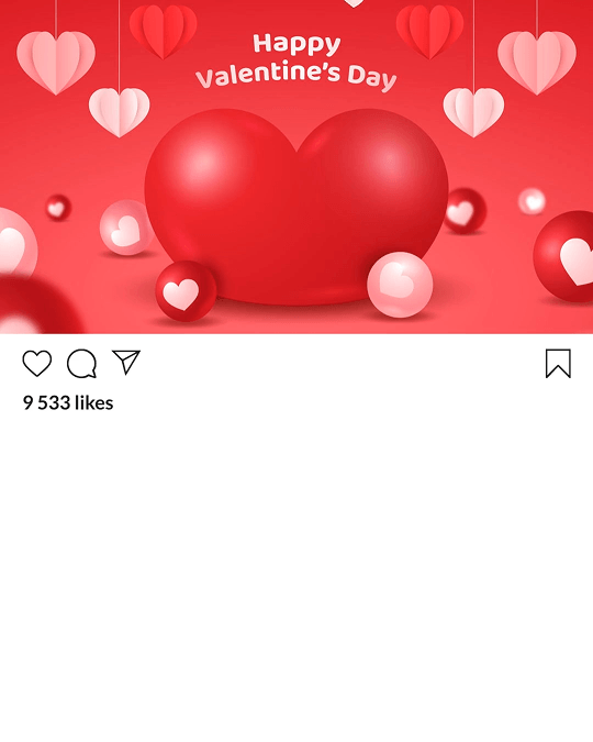 Valentine's Day video ad template 2