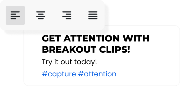 How to Customize Your Videos Text | Breakout Clips
